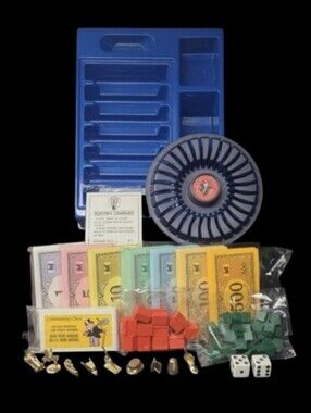 Vintage 1998 Deluxe Edition Monopoly Board Game Accessories